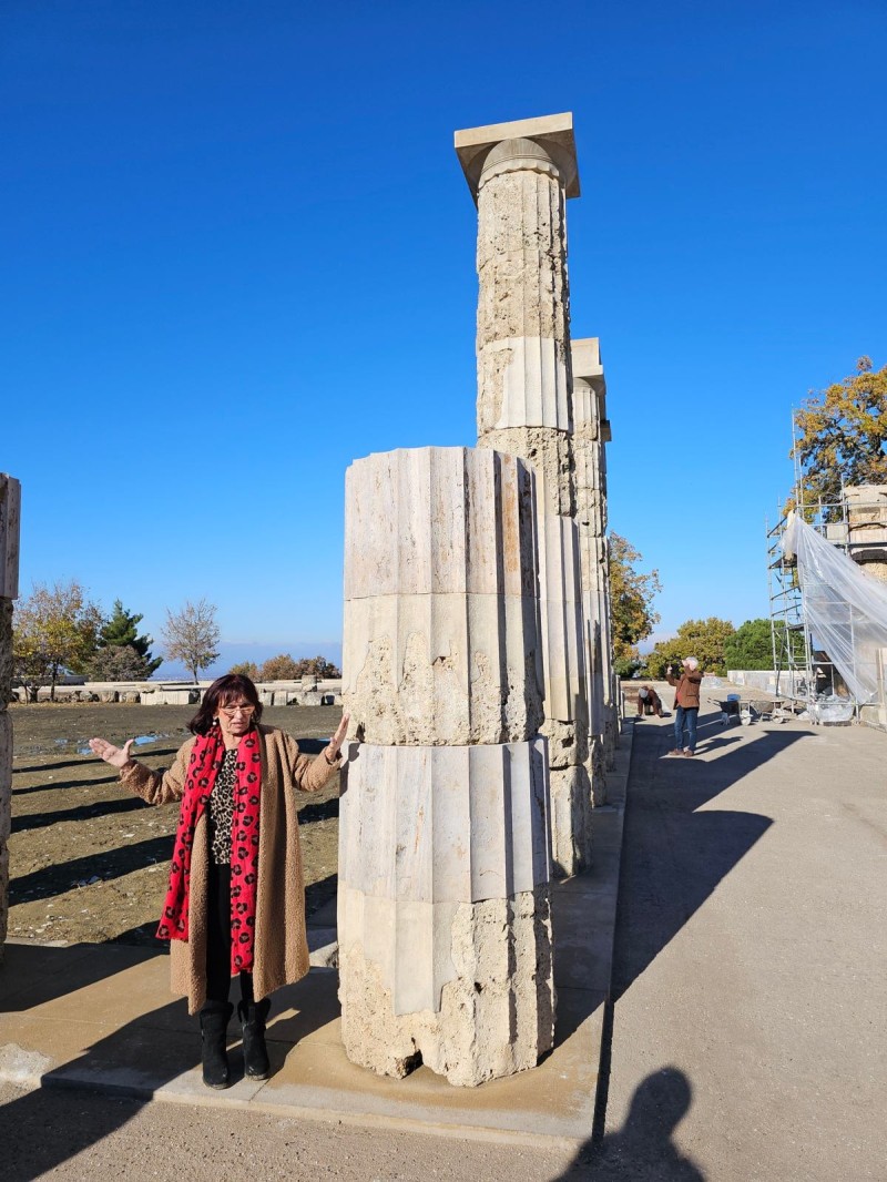 Η σημερινή όψη του ανακτόρου του Φιλίππου Β' της Μακεδονίας στις Αιγές