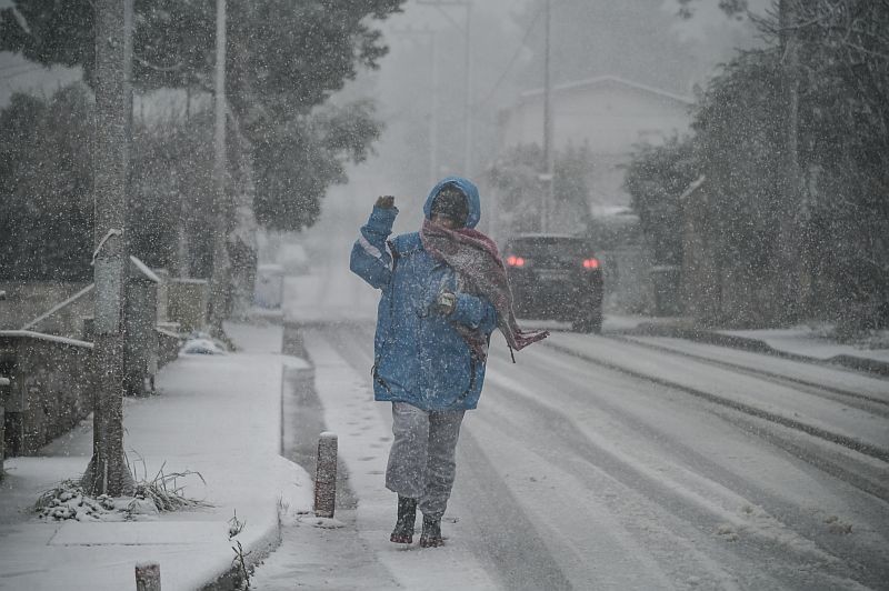 Καιρός χιόνια Ελλάδα