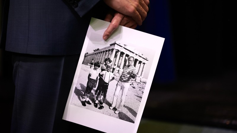 Φωτογραφία νεαρού Τριντό στον Καναδά