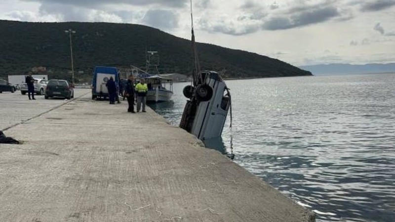 Πτώση αυτοκινήτου Καβάλα