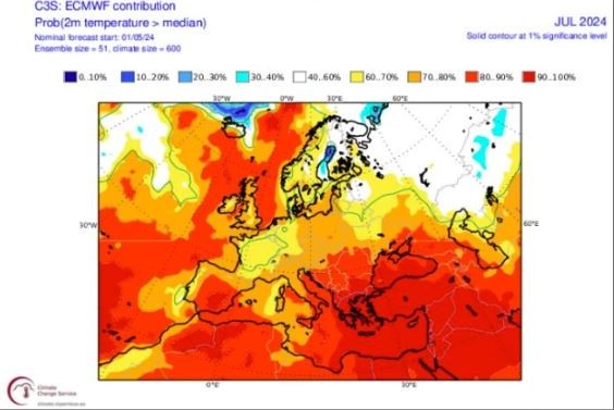 Πάει για 50 βαθμούς η θερμοκρασία - Έρχεται ασύλληπτος καύσωνας το καλοκαίρι - Τι δείχνουν οι χάρτες για Ιούνιο, Ιούλιο, Αύγουστο