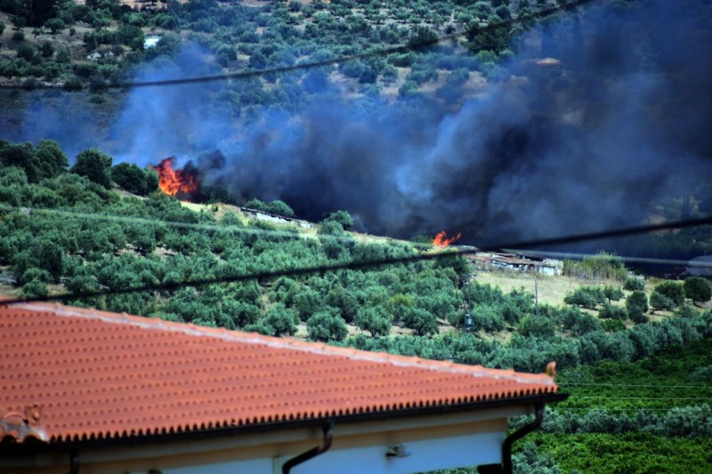 Φωτιά στη Θεσσαλονίκη