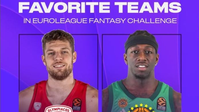 Μάχη και στο Euroleague Fantasy Challenge για Ολυμπιακό - Παναθηναϊκό!