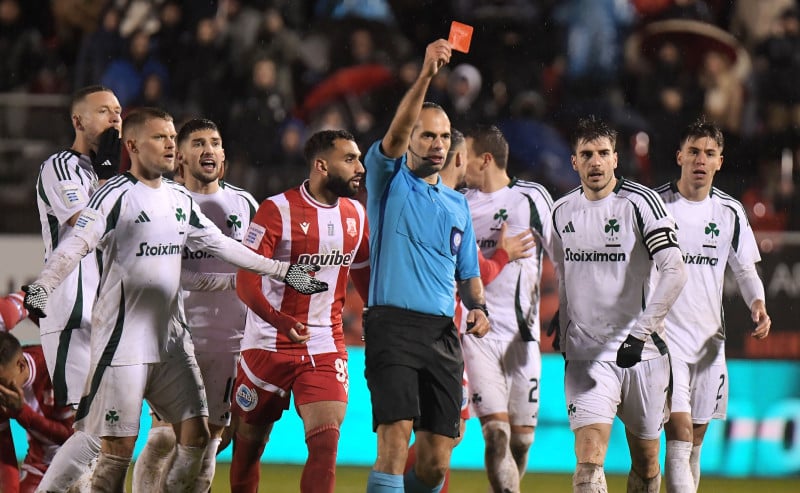 Φάση από το Πανσερραϊκός - Παναθηναϊκός